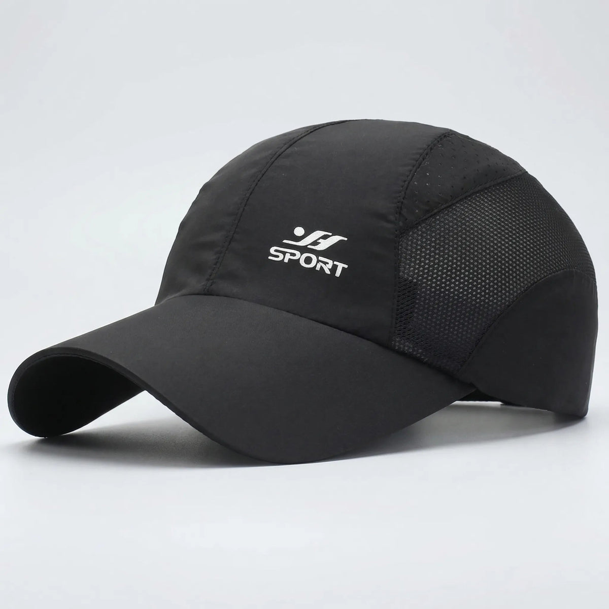 Running cap in Black