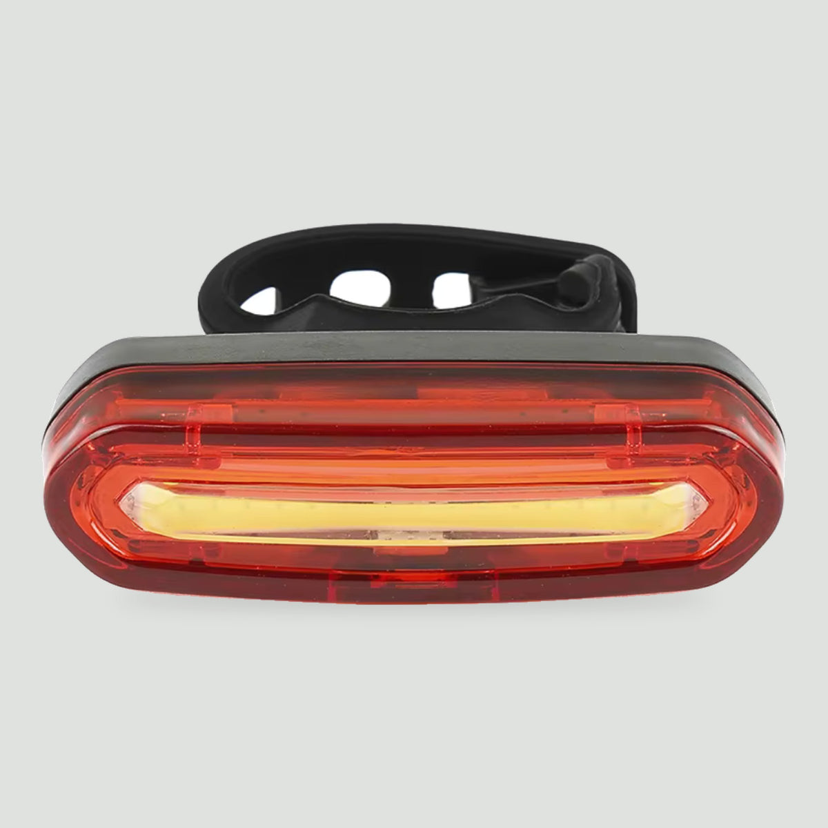 Rear bike light, front view
