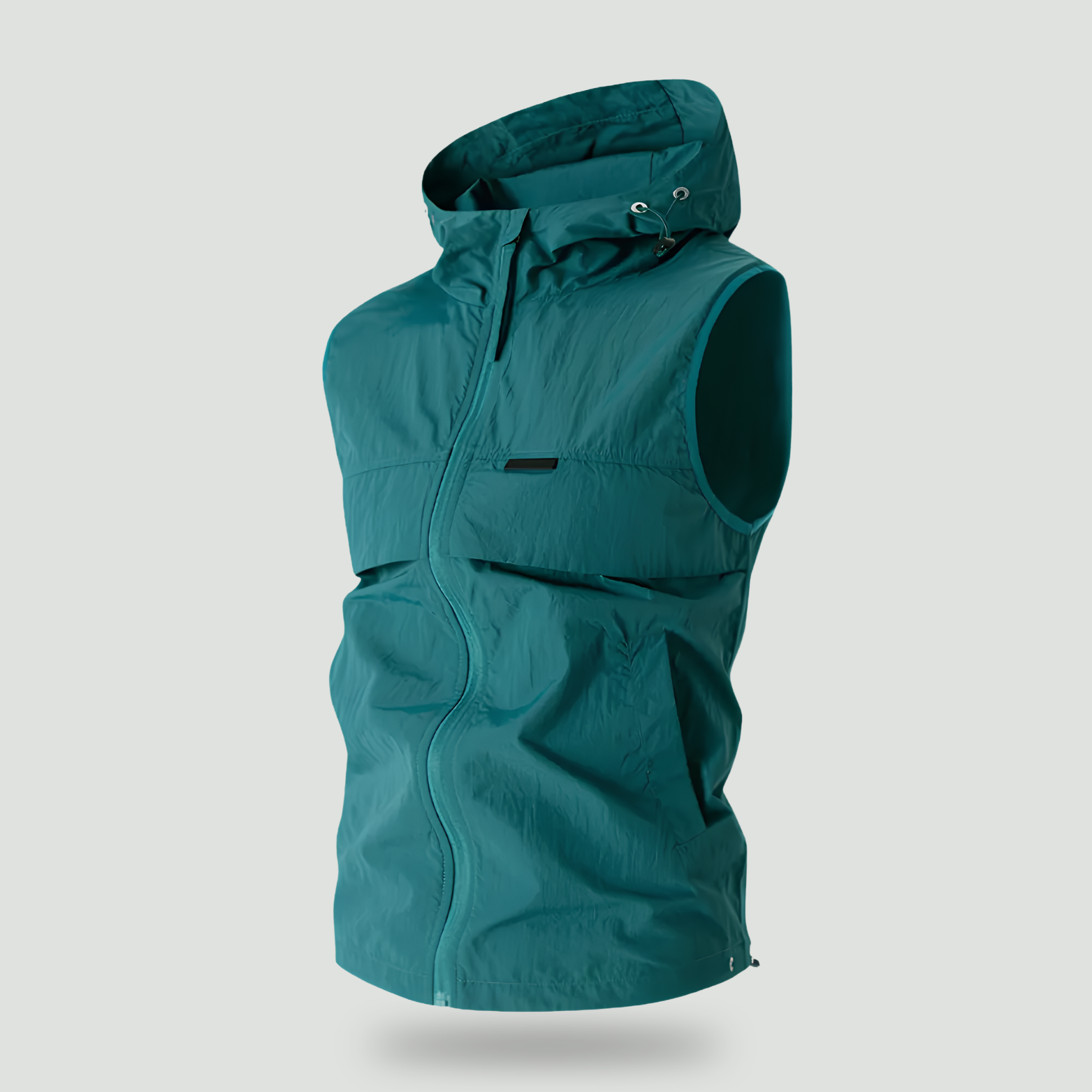 Lightweight Hooded Sleeveless Fishing Vest – Summer Outdoor Layer
