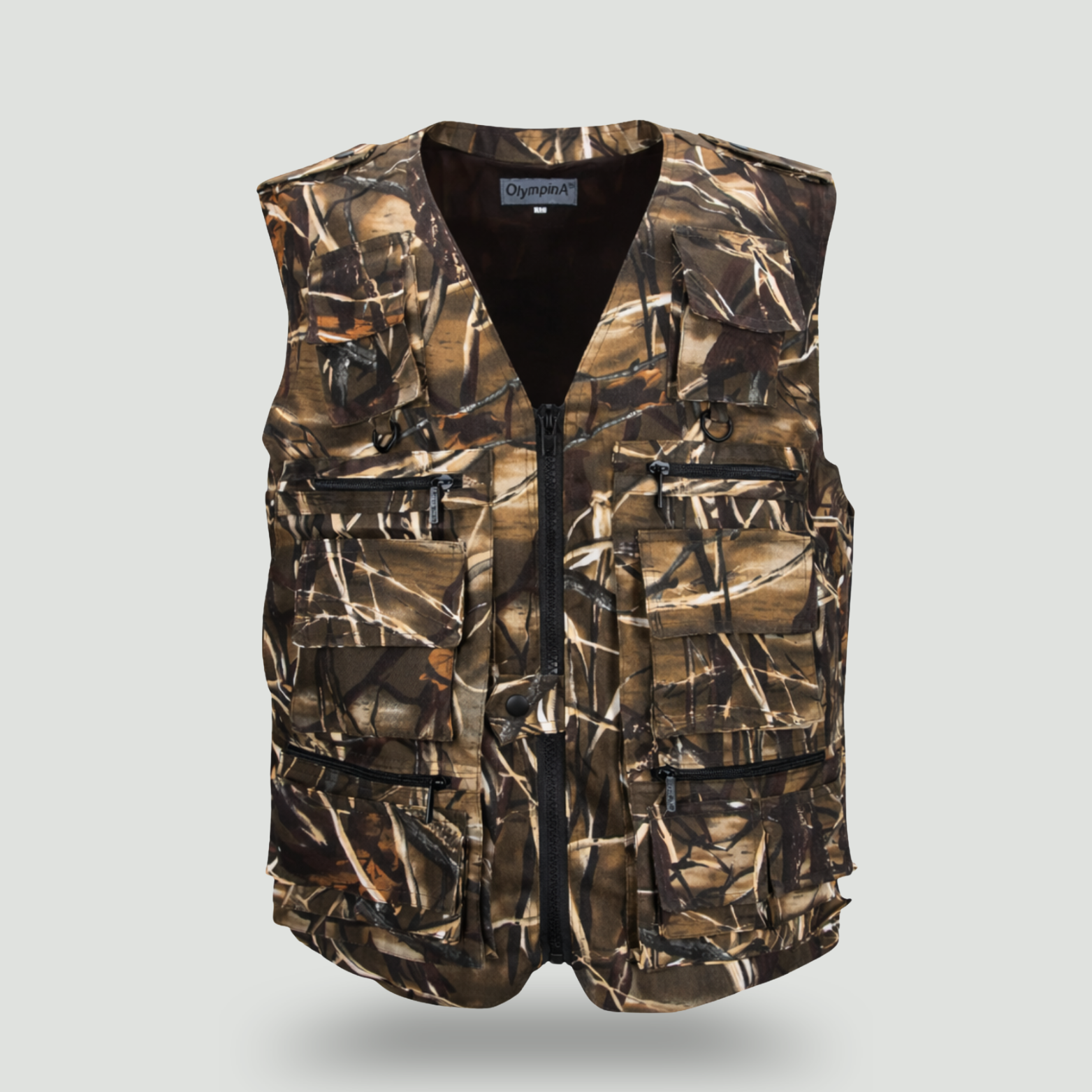 Men’s Camouflage Outdoor Vest – Multi Pocket Utility Design