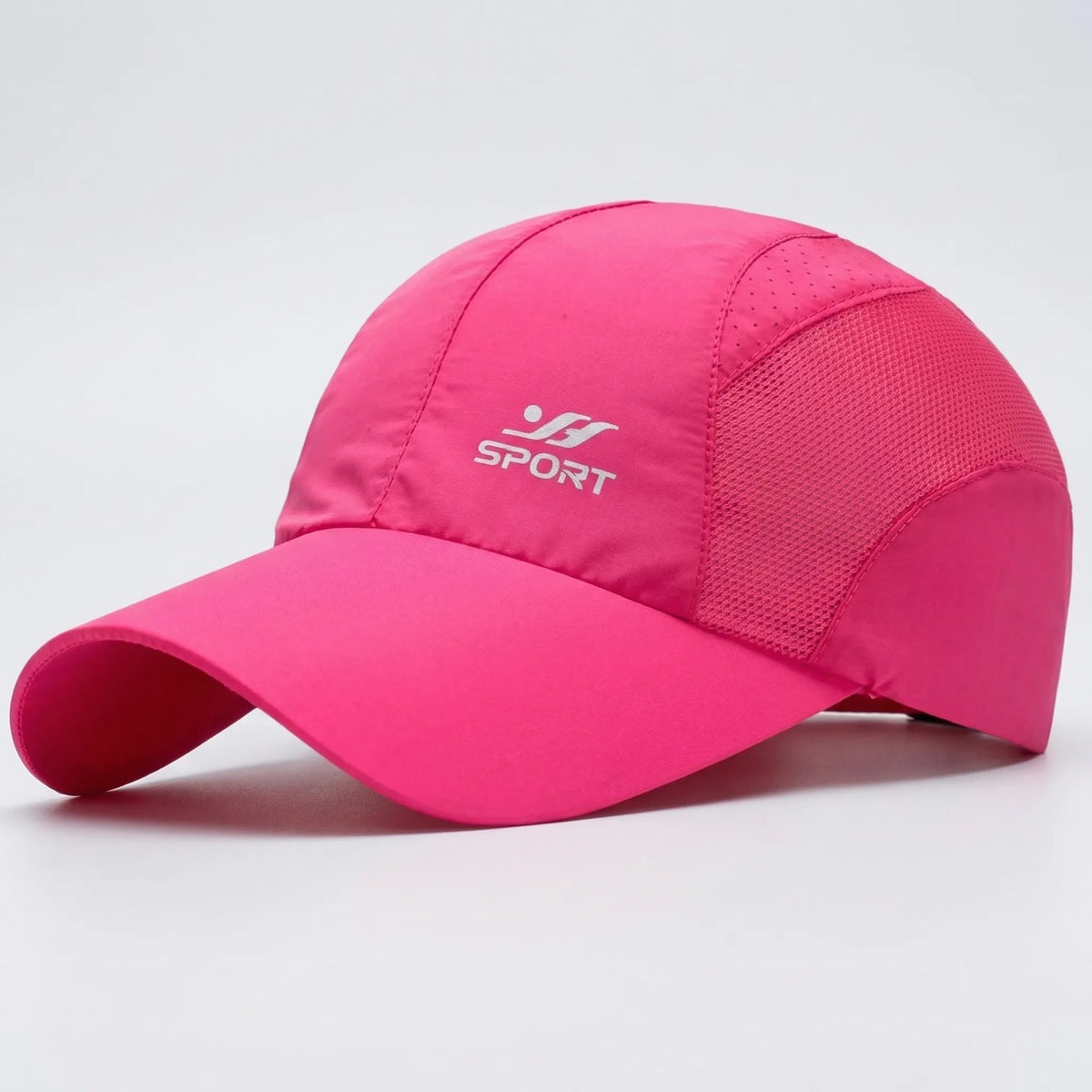 Running cap in Rose Red
