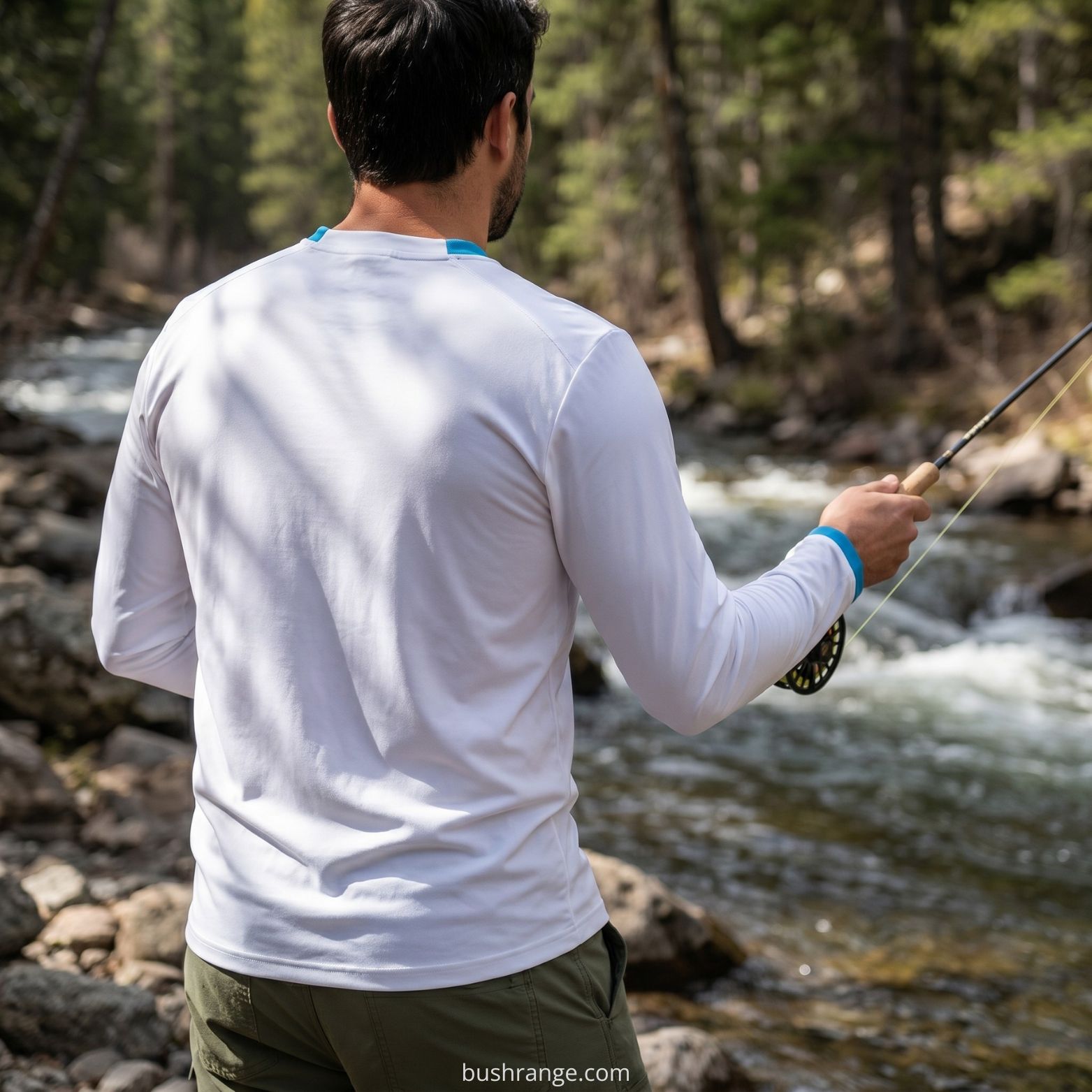 Men’s Breathable Long Sleeve Outdoor T Shirt – Lightweight Trail Layer