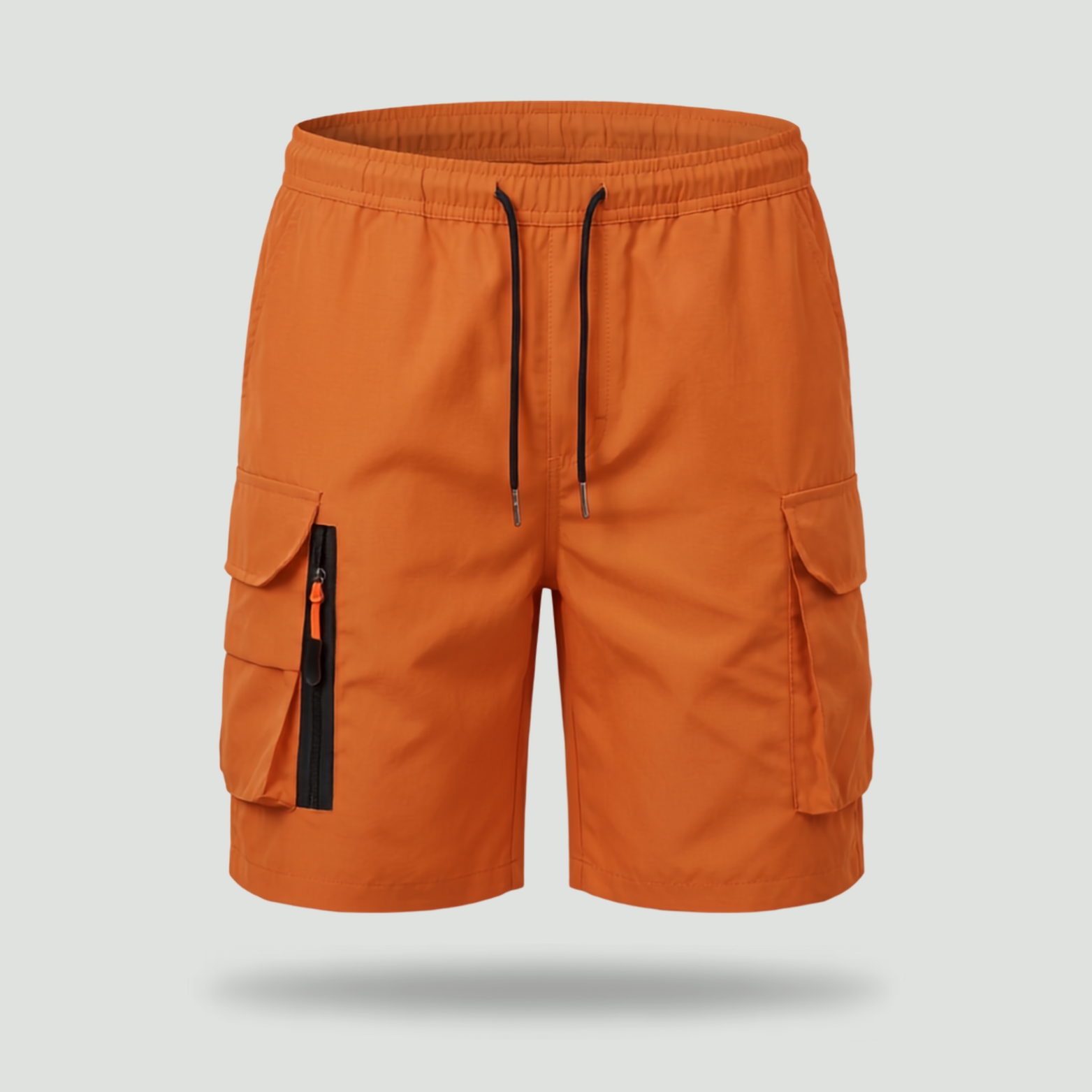 Men’s Lightweight Cargo Shorts with Zip Pockets – Outdoor Hiking Fit