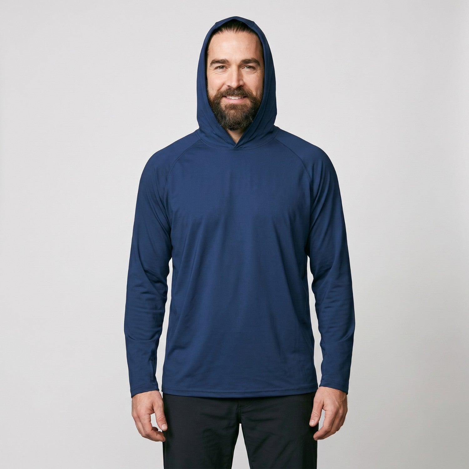Men’s UPF 50+ Sun Hoodie – Lightweight Quick Dry Design