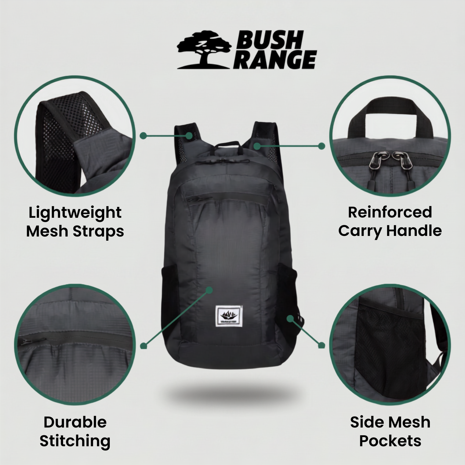Lightweight Waterproof Foldable Outdoor Backpack – Compact Day Pack