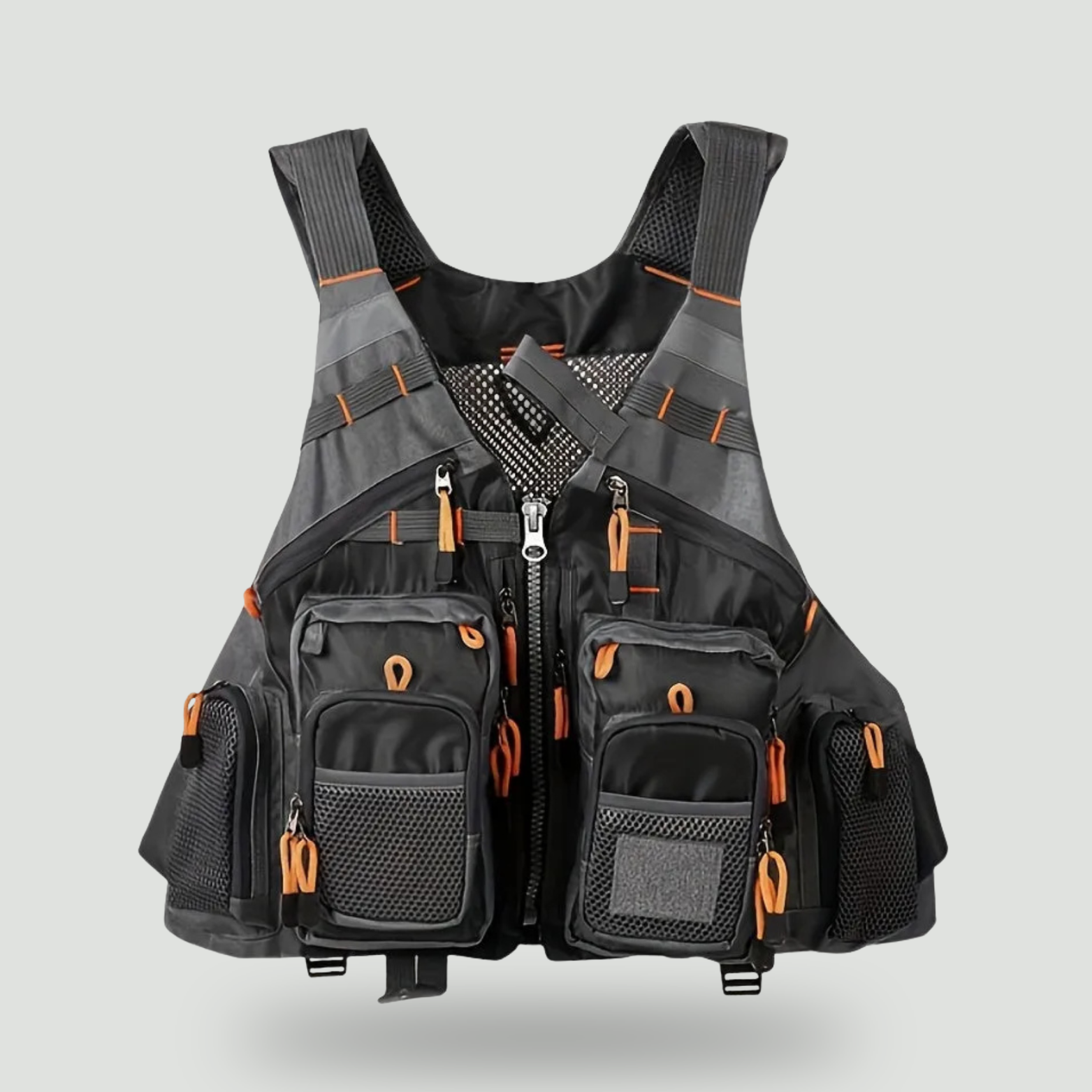 Men’s Multi-Pocket Outdoor Vest – Breathable Design for Fishing