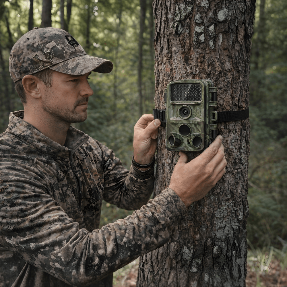4K 32MP Trail Camera – Motion Detection & Low - Glow Night Vision for Outdoor Use - Bush Range