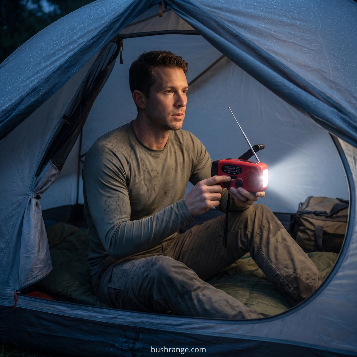 Emergency Hand Crank Radio with Solar & USB Charging