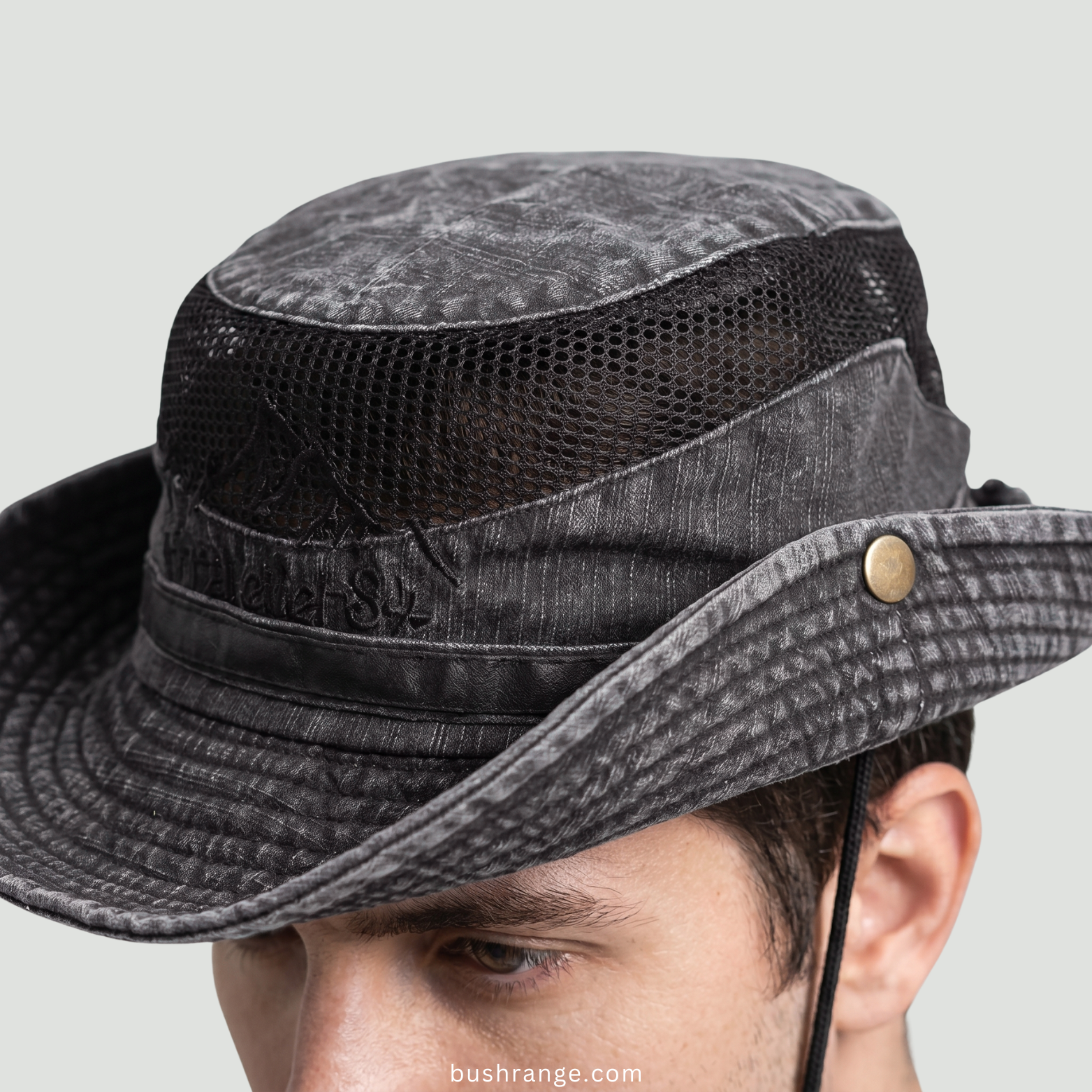 Lightweight Panama-Style Sun Hat – Breathable Mesh for Outdoor Use
