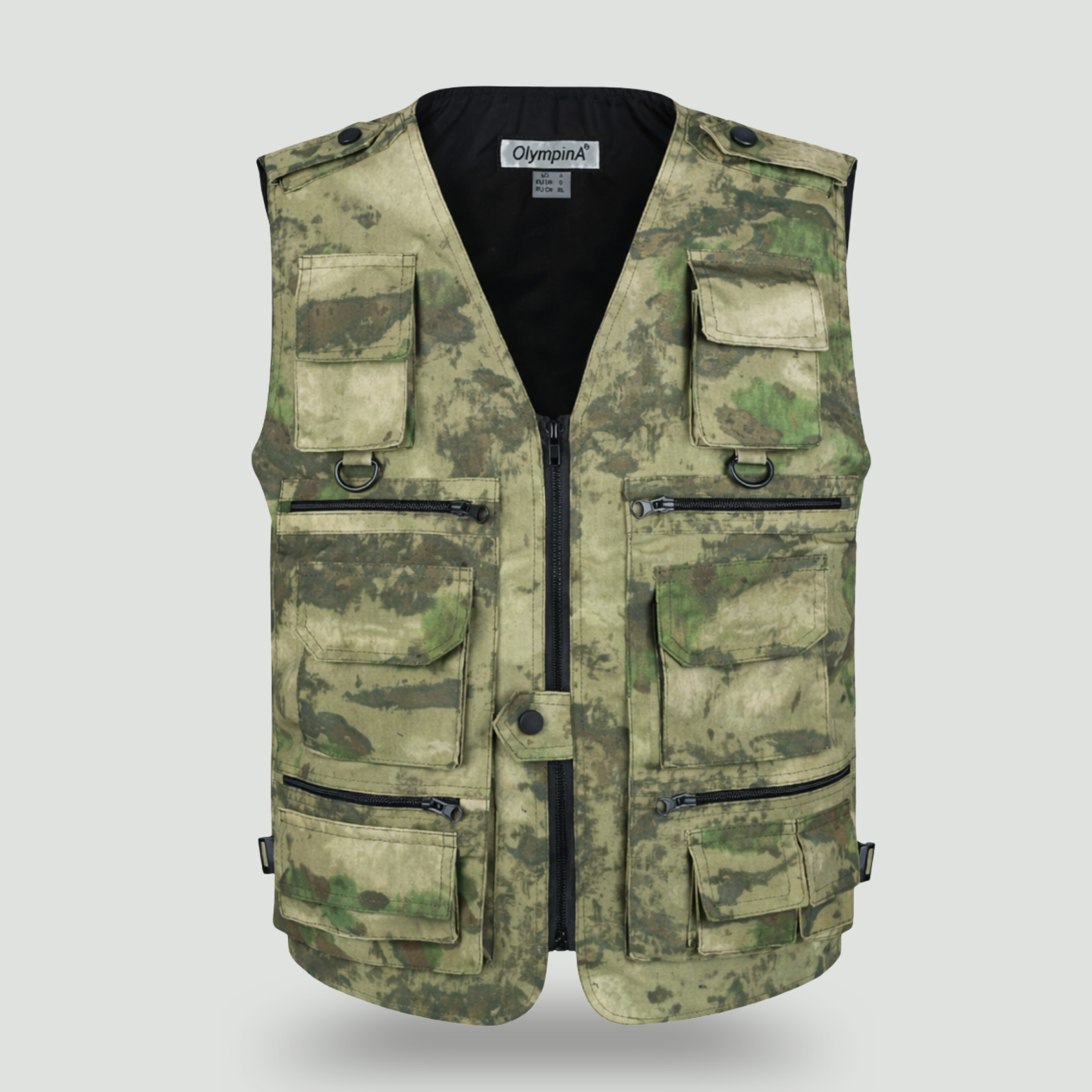 Men’s Camouflage Outdoor Vest – Multi Pocket Utility Design