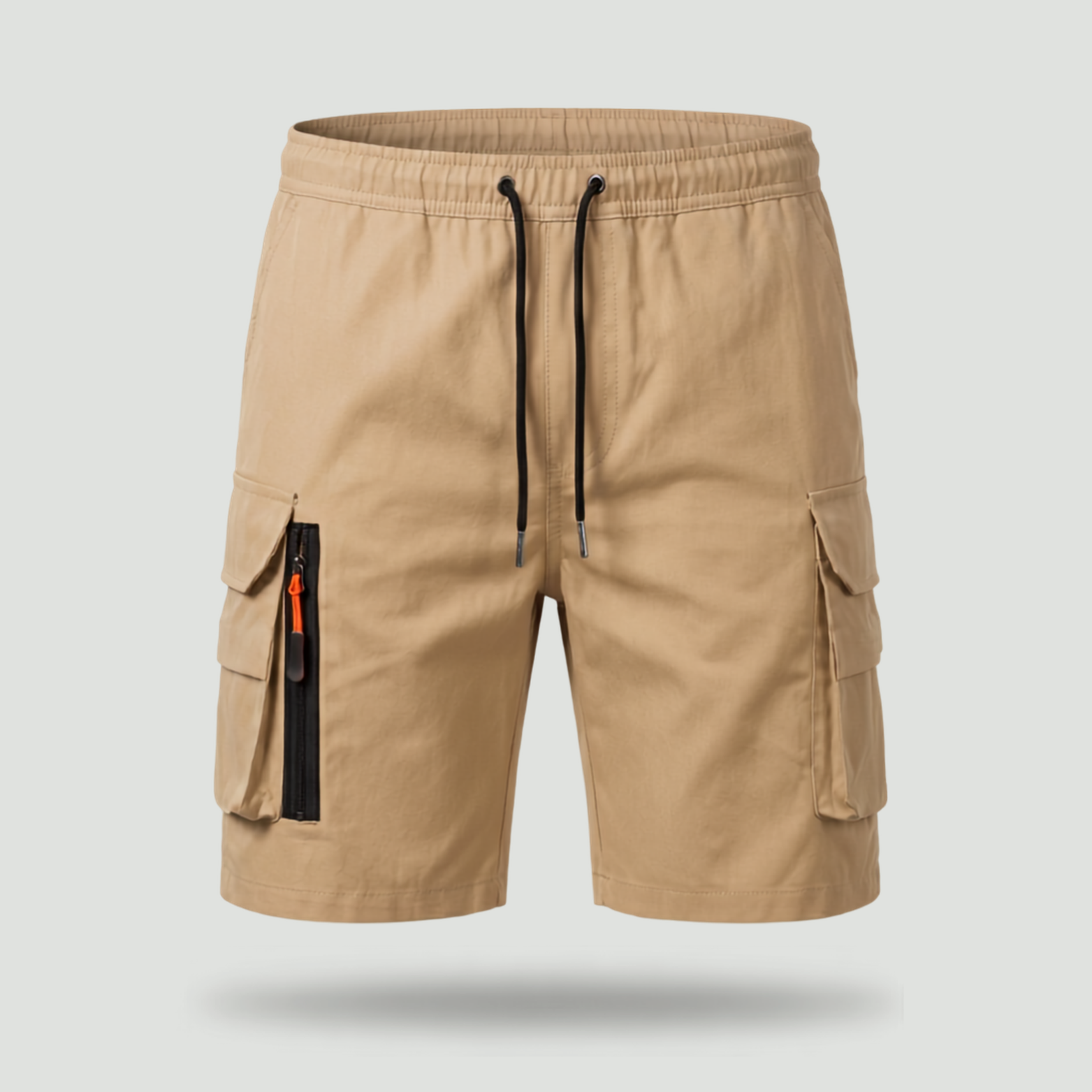 Men’s Lightweight Cargo Shorts with Zip Pockets – Outdoor Hiking Fit