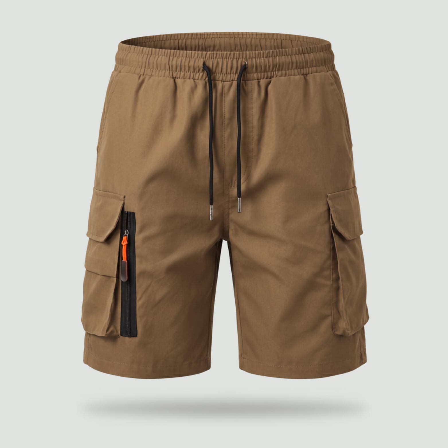 Men’s Lightweight Cargo Shorts with Zip Pockets – Outdoor Hiking Fit