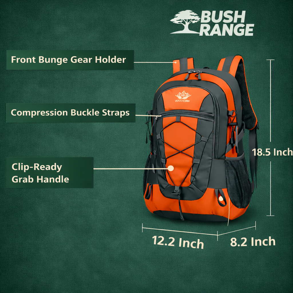 Lightweight 30L Hiking Backpack – Waterproof Daypack for Outdoor Use