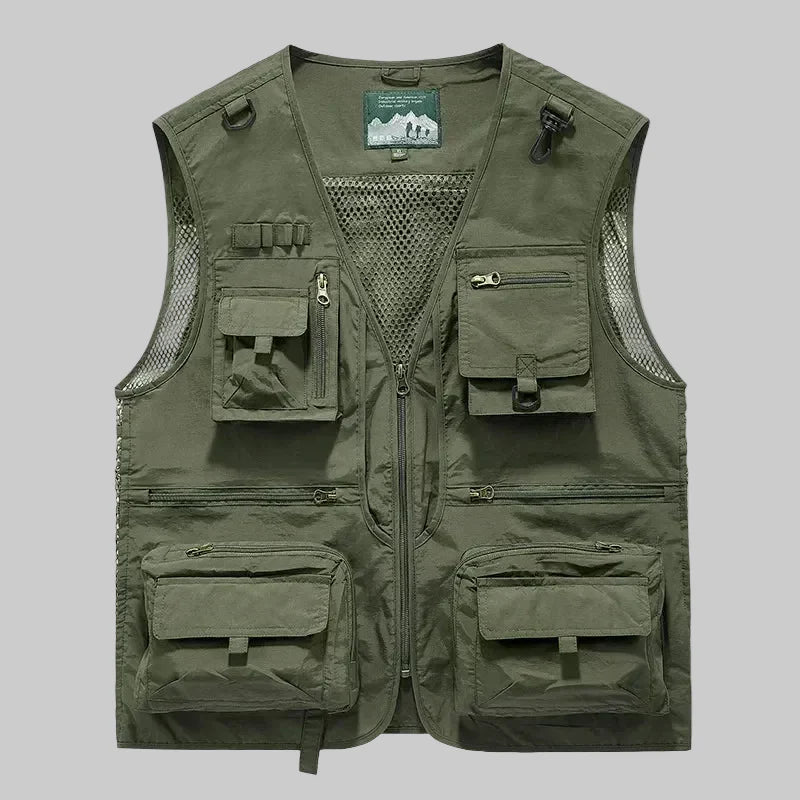 Men’s Multi-Pocket Outdoor Vest – Quick-Dry Mesh for Active Use – view 9