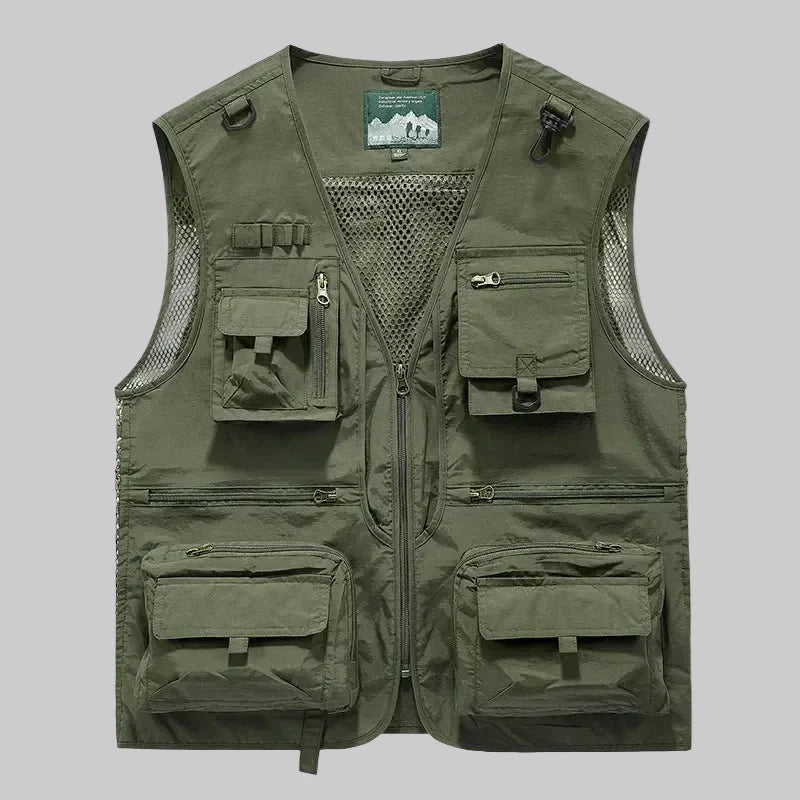 Men’s Multi-Pocket Outdoor Vest – Quick-Dry Mesh for Active Use – view 13