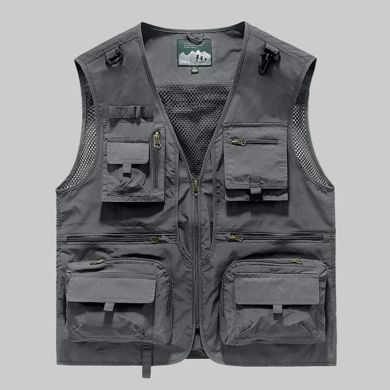 Men’s Multi-Pocket Outdoor Vest – Quick-Dry Mesh for Active Use – view 11