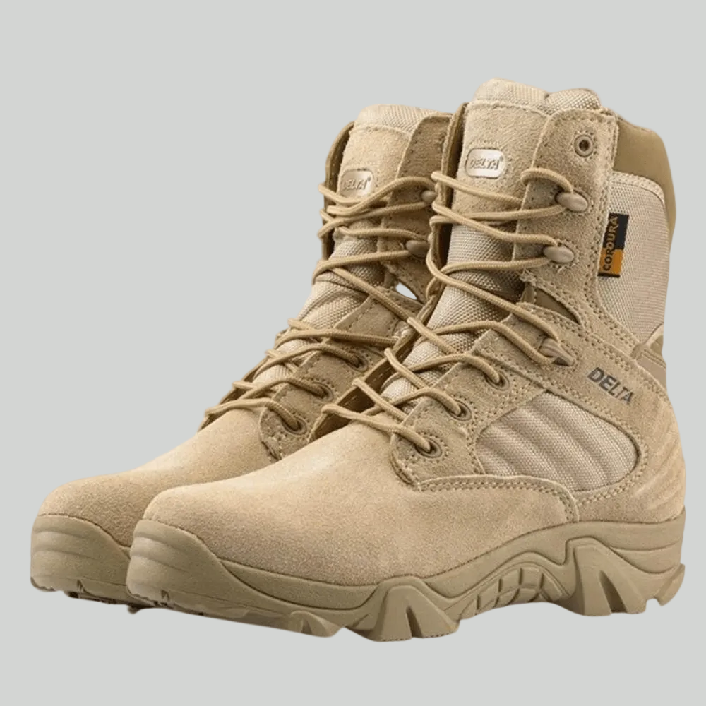 Men’s Lightweight Waterproof Tactical Hiking Shoes – Grip Sole for Outdoor Use