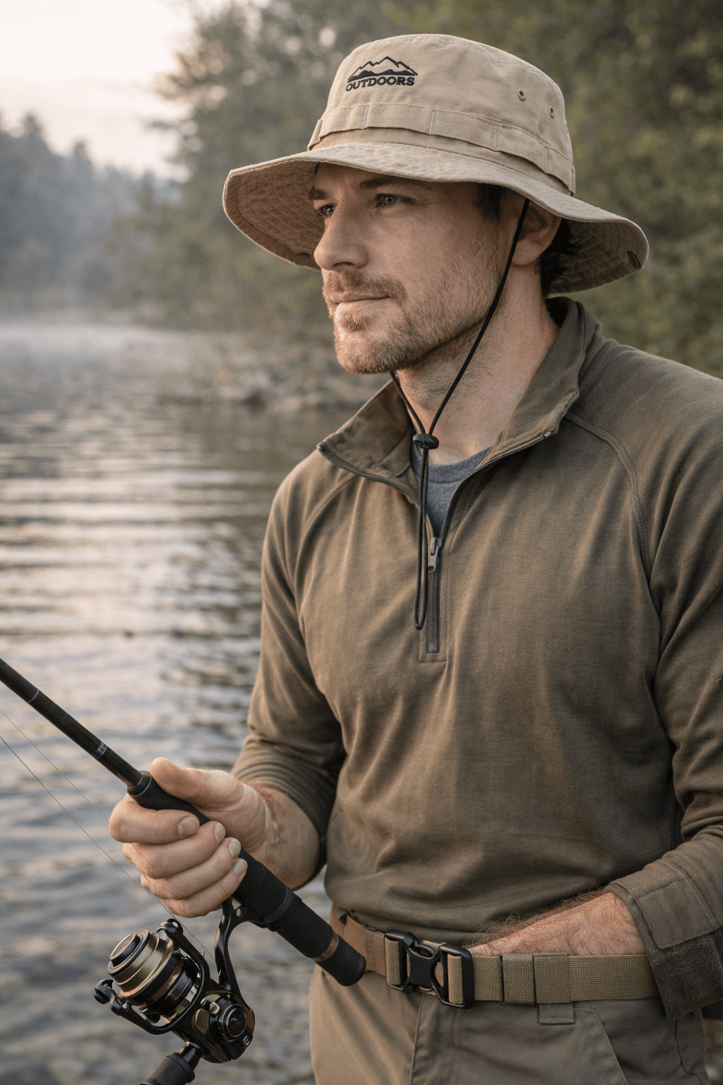 Breathable Cotton Outdoor Hat – Lightweight Sun Protection - Bush Range