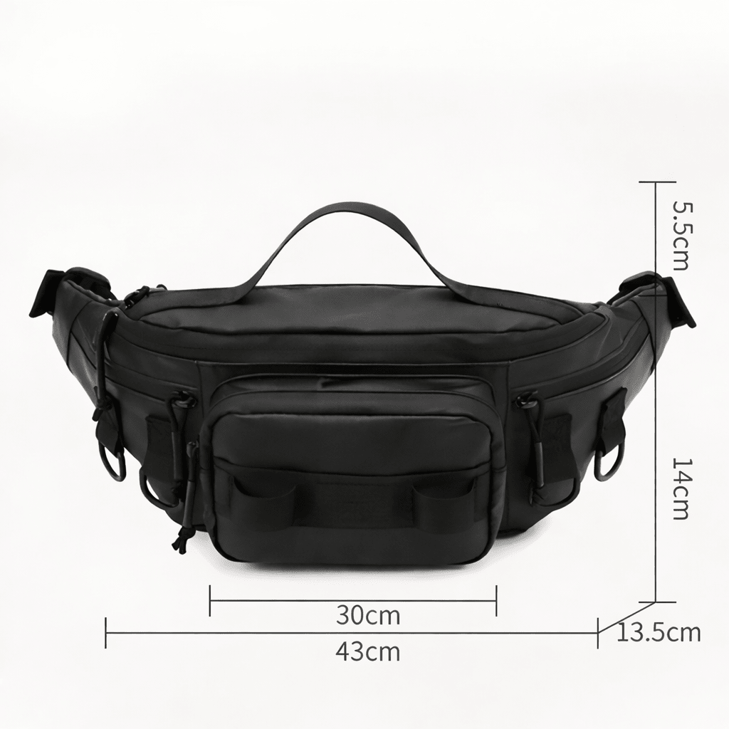Compact Water Resistant Outdoor Waist Pack – Lightweight Utility Carry - Bush Range