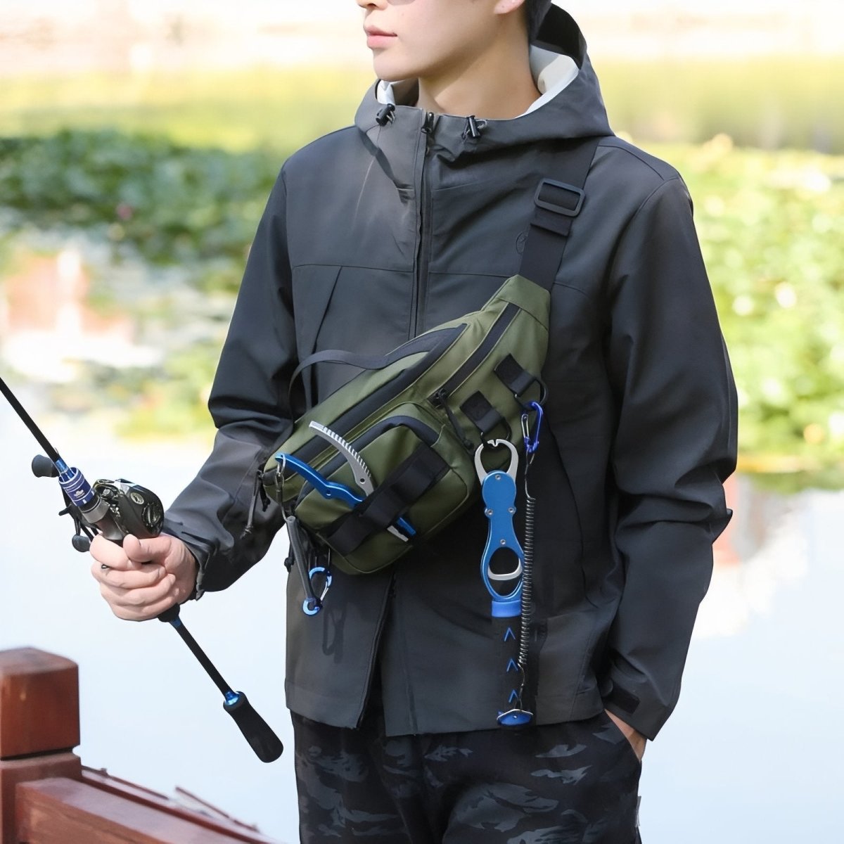 Compact Water Resistant Outdoor Waist Pack – Lightweight Utility Carry - Bush Range