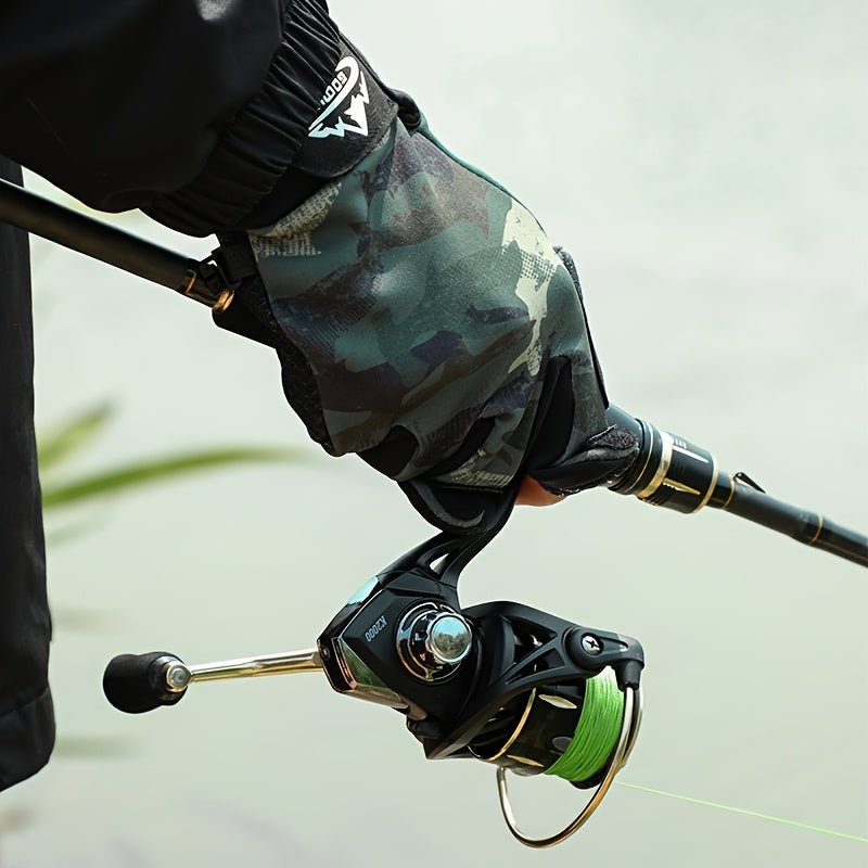 Fingerless Fishing Gloves – Non - Slip Grip & Light Insulation for Outdoor Use - Bush Range