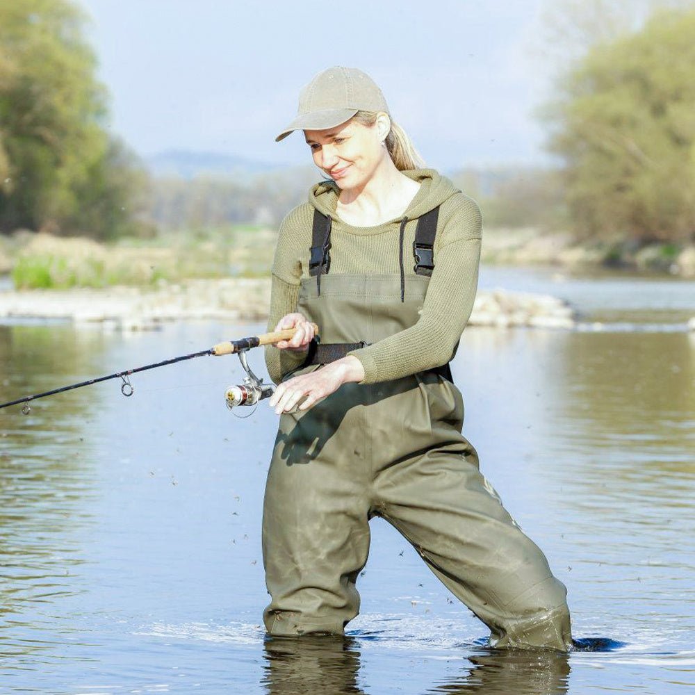 Fishing Waders with Integrated Boots - Bush Range