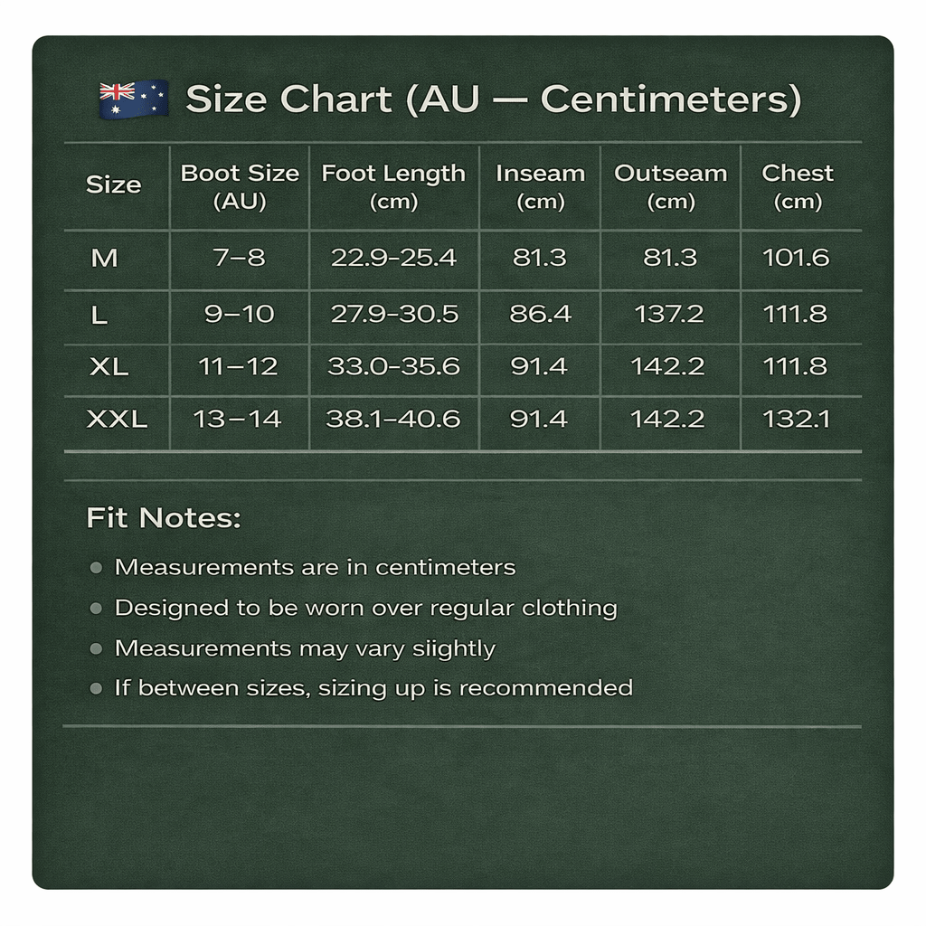 Fishing Waders with Integrated Boots - Bush Range