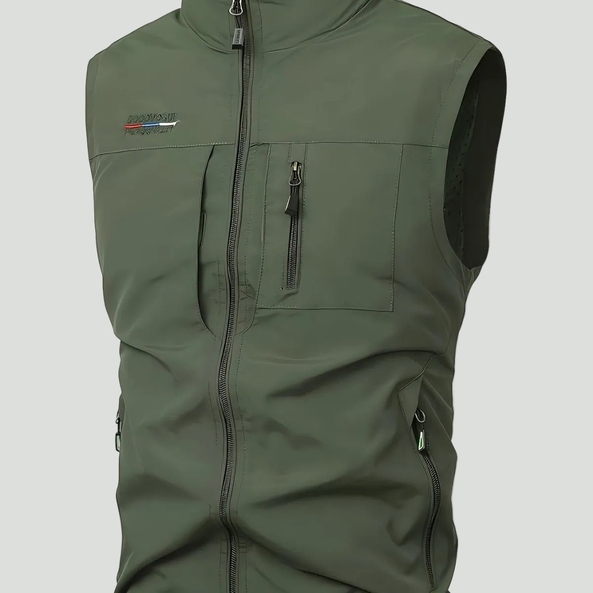 Lightweight Multi - Pocket Outdoor Gilet – Quick - Dry Layer for Active Use - Bush Range