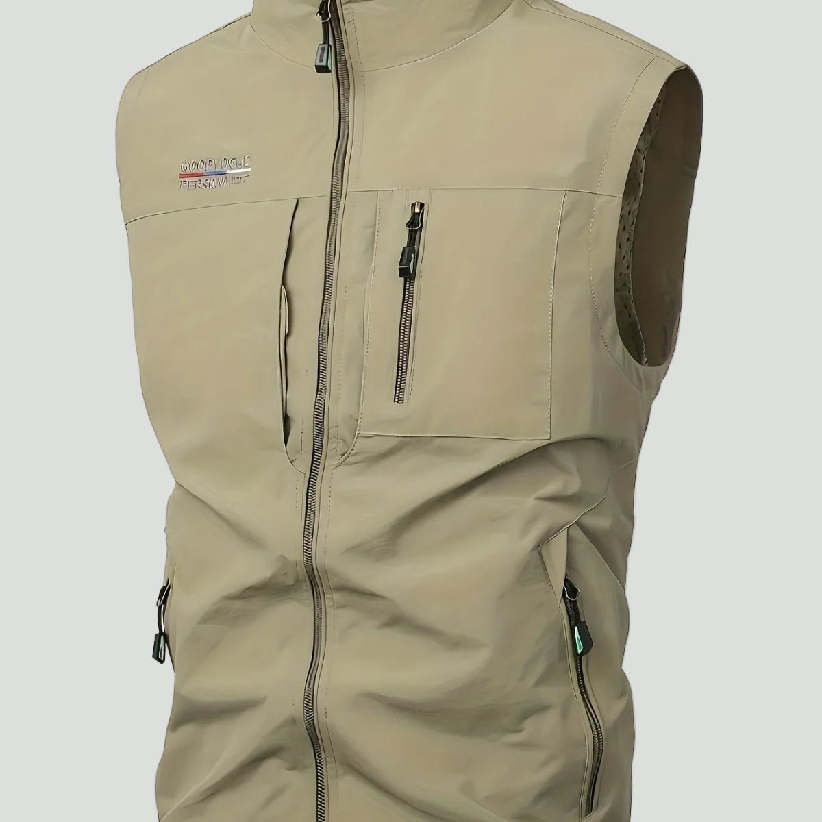 Lightweight Multi - Pocket Outdoor Gilet – Quick - Dry Layer for Active Use - Bush Range