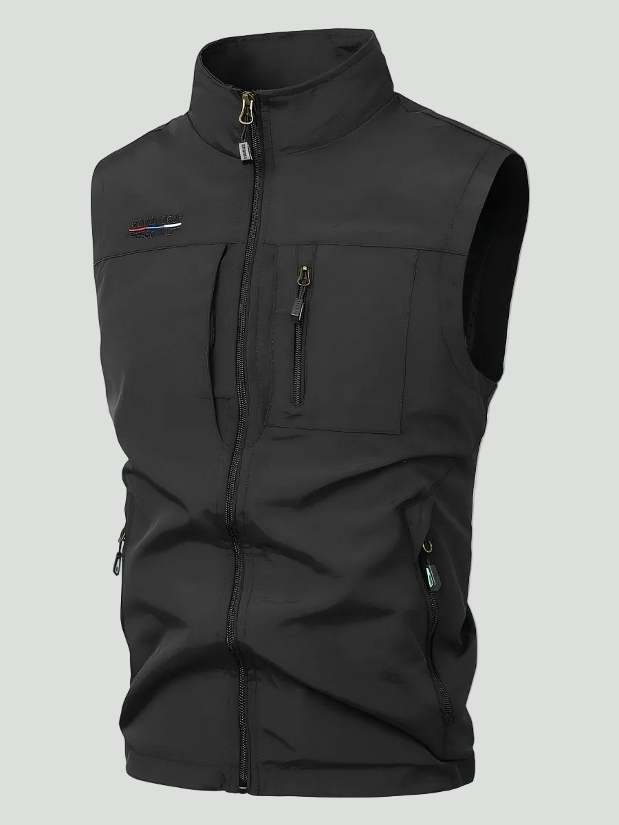 Lightweight Multi - Pocket Outdoor Gilet – Quick - Dry Layer for Active Use - Bush Range