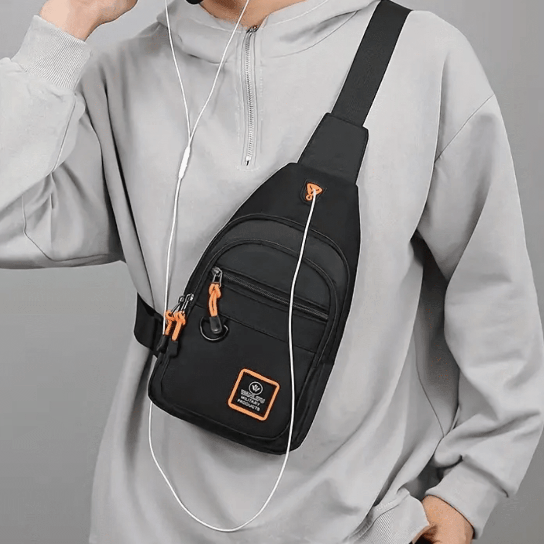 Lightweight Outdoor Crossbody Bag – Water Resistant Utility Carry - Bush Range