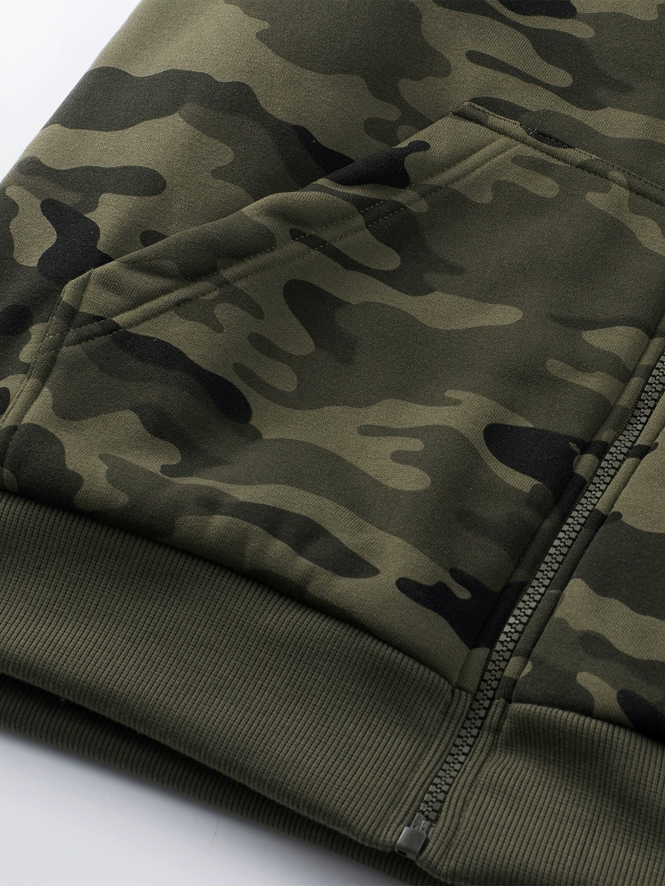 Men’s Camouflage Outdoor Hoodie with Fleece Lining | Casual Warm Pullover - Bush Range