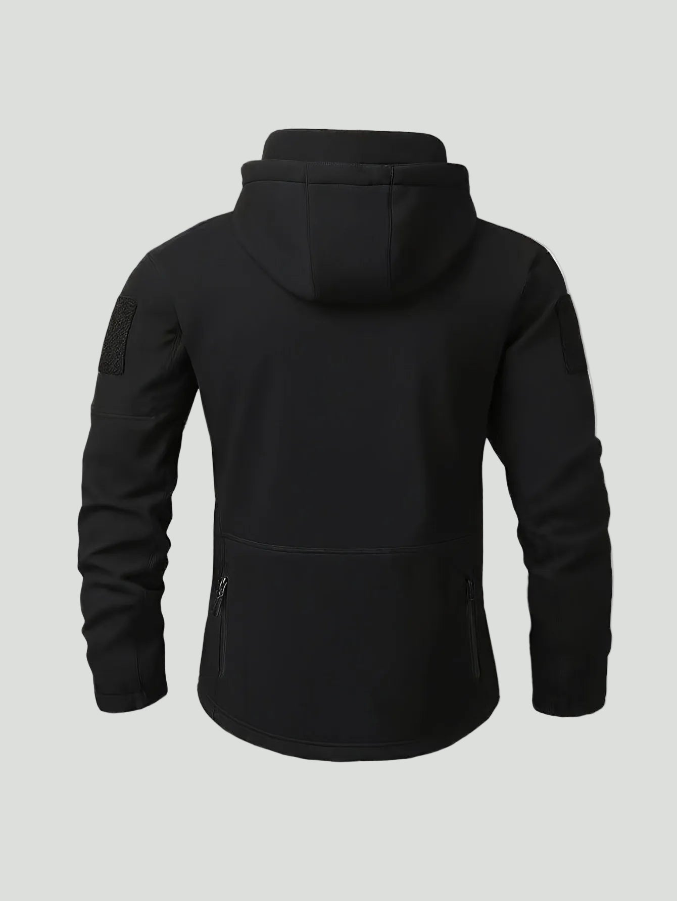 Men’s Camouflage Softshell Jacket – Hooded Outdoor Layer for Cold Weather Use - Bush Range