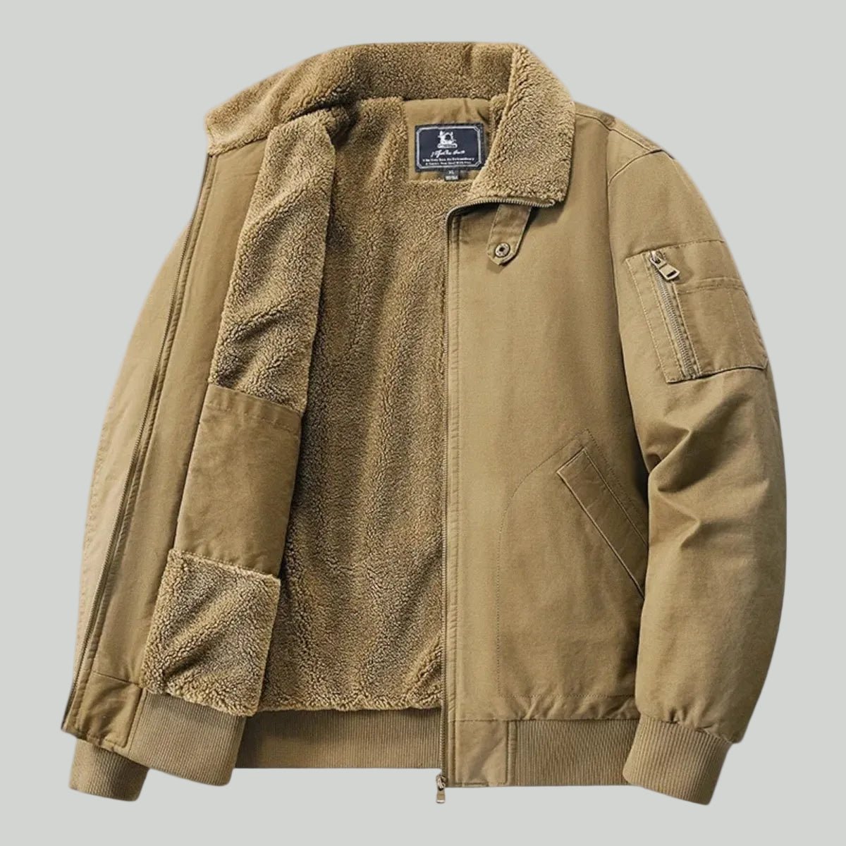 Men’s Durable Outdoor Jacket – Insulated Layer for Cold Weather Use - Bush Range