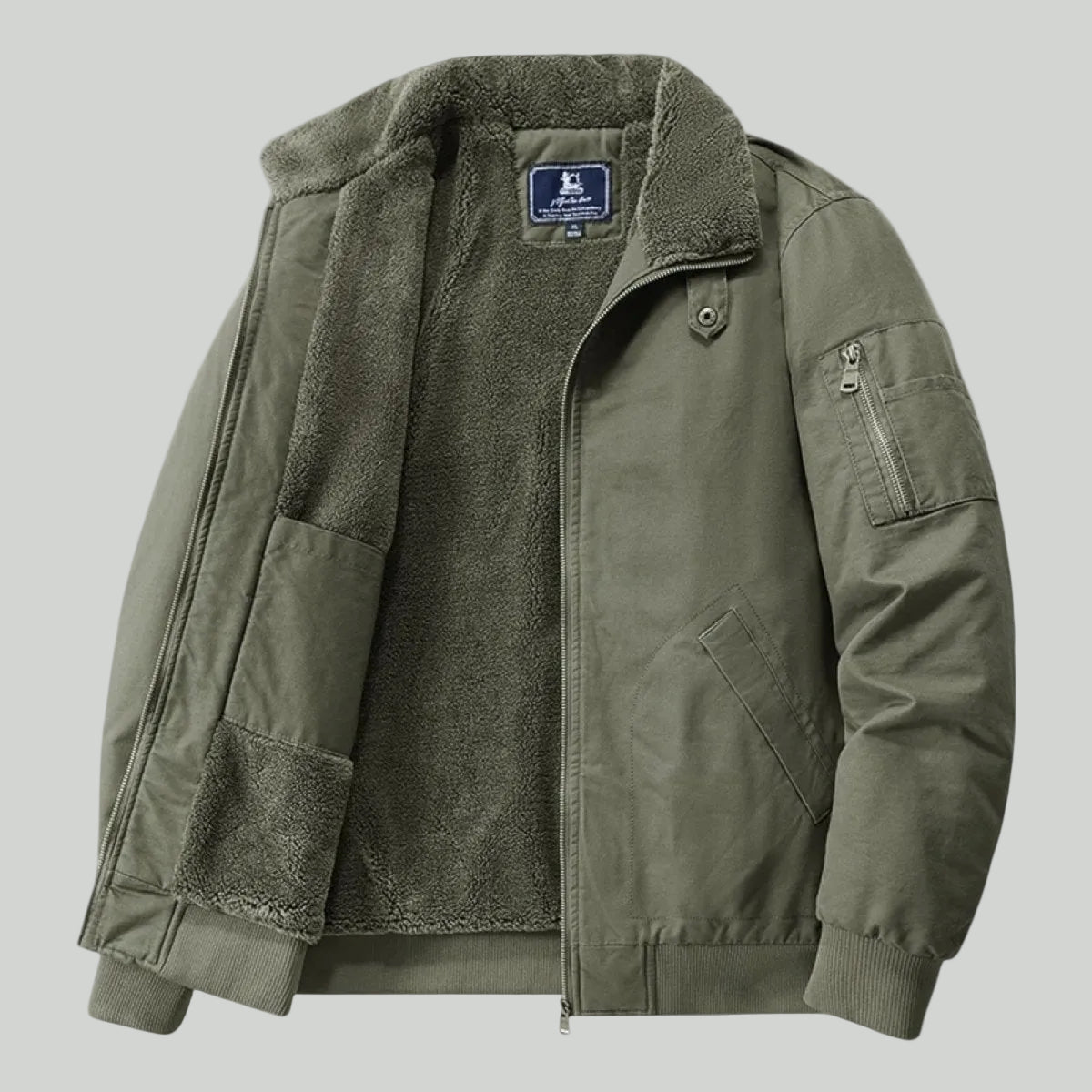 Men’s Durable Outdoor Jacket – Insulated Layer for Cold Weather Use - Bush Range