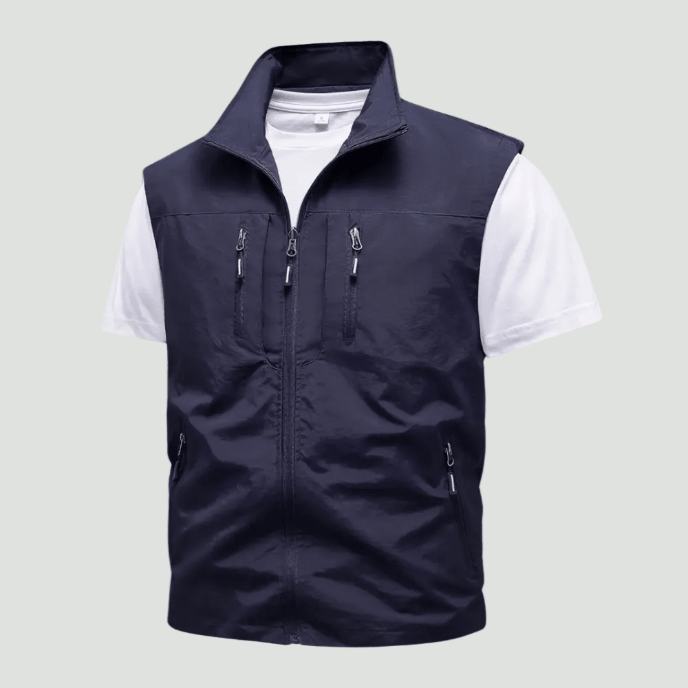 Men’s Fishing Gilet | Lightweight Wind Protection for Outdoor Use - Bush Range
