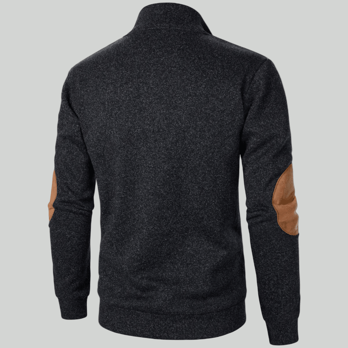 Men’s Knitted Outdoor Sweater – Stand Collar for Cold Weather Use - Bush Range