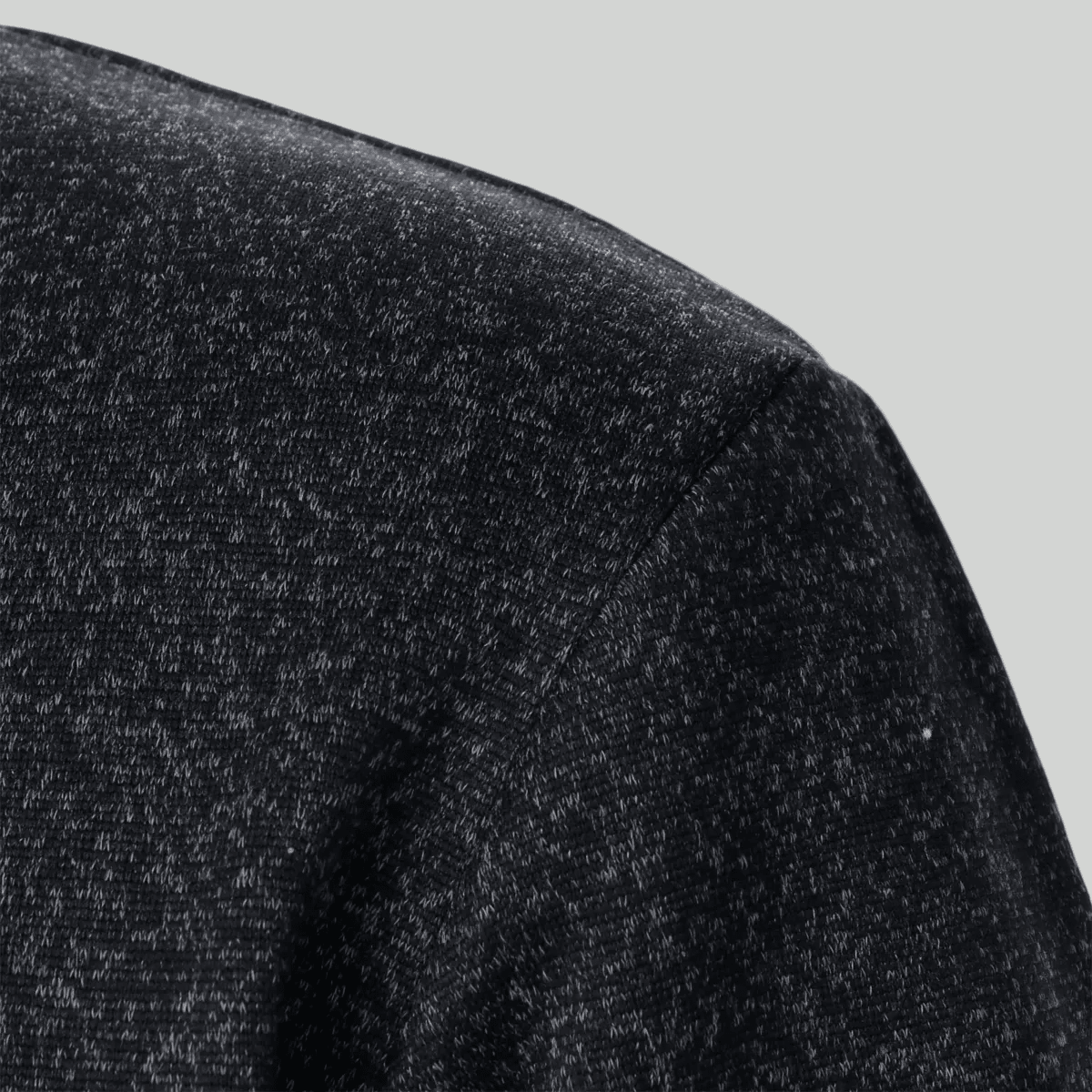 Men’s Knitted Outdoor Sweater – Stand Collar for Cold Weather Use - Bush Range