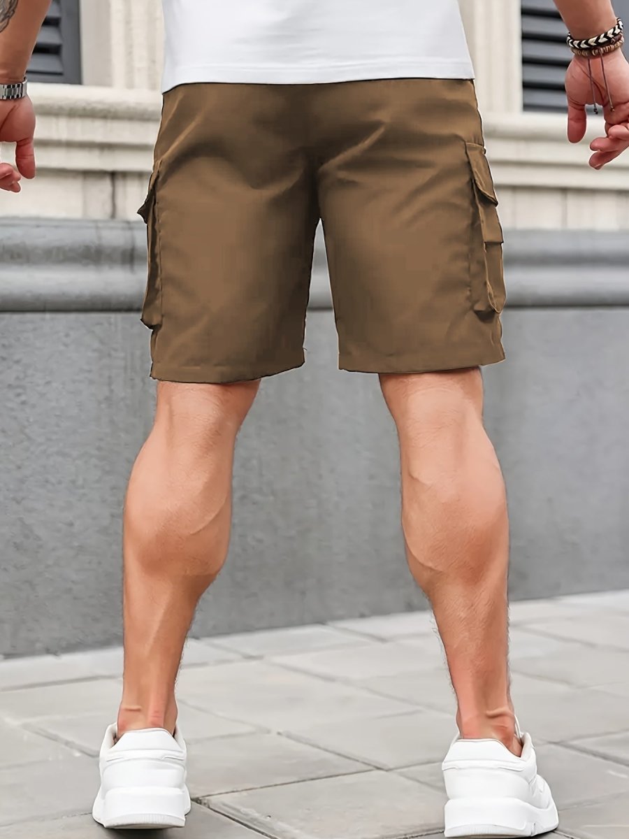 Men’s Lightweight Cargo Shorts with Zip Pockets – Outdoor Hiking Fit - Bush Range