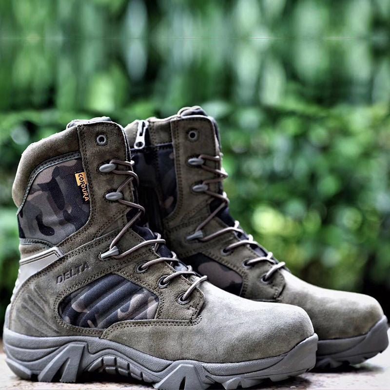 Men’s Lightweight Waterproof Tactical Hiking Shoes – Grip Sole for Outdoor Use - Bush Range