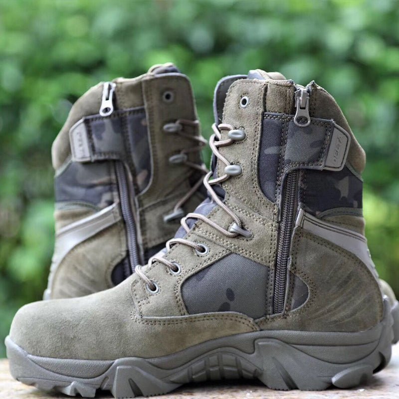Men’s Lightweight Waterproof Tactical Hiking Shoes – Grip Sole for Outdoor Use - Bush Range