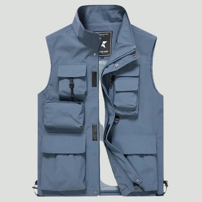 Men’s Lightweight Workwear Vest – Multi - Pocket Utility for Outdoor Use - Bush Range