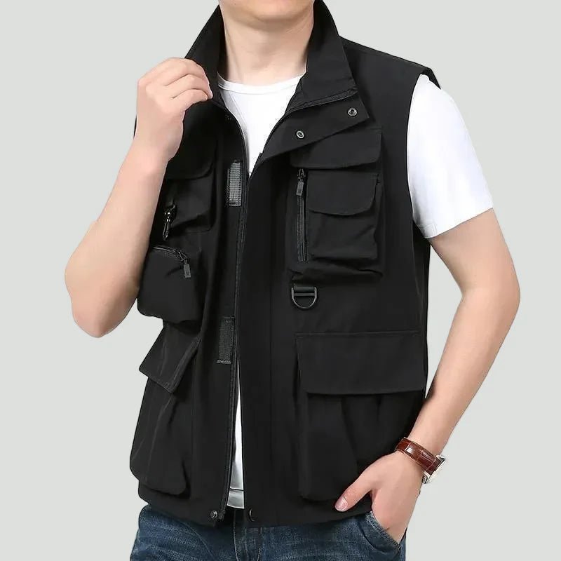 Men’s Lightweight Workwear Vest – Multi - Pocket Utility for Outdoor Use - Bush Range