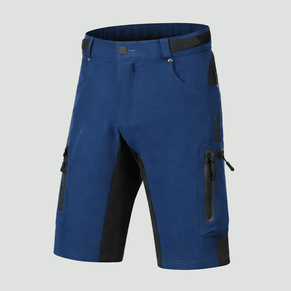 Men’s MTB Cargo Shorts – Durable Cycling Shorts with Zippered Pockets - Bush Range