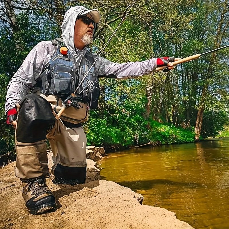 Men’s Multi - Pocket Outdoor Vest – Breathable Design for Fishing - Bush Range