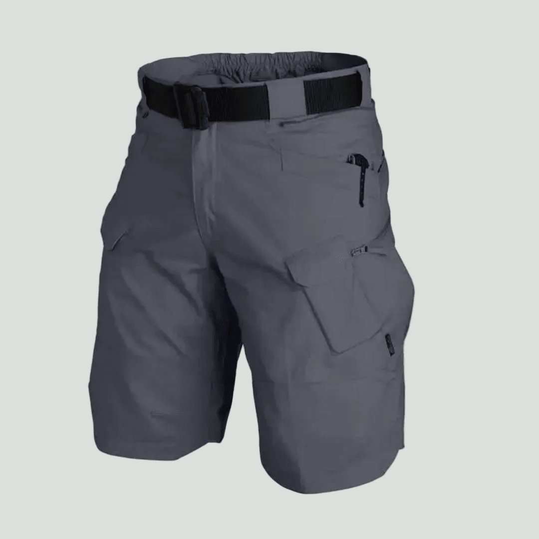 Men’s Outdoor Cargo Shorts – Elastic Waist Design with 6 Pockets - Bush Range