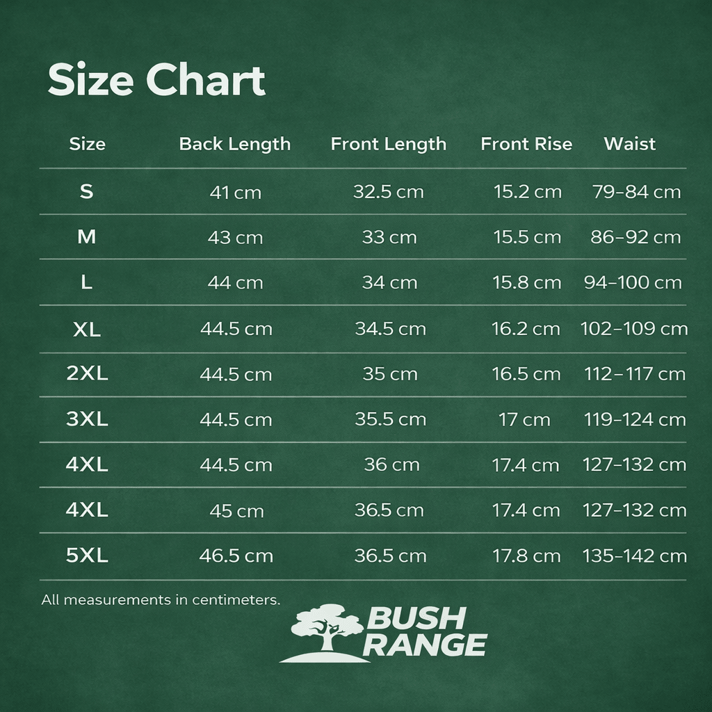 Men’s Outdoor Cargo Shorts – Zip Pockets for Hiking and Fishing - Bush Range