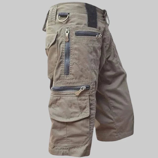 Men’s Outdoor Cargo Shorts – Zip Pockets for Hiking and Fishing - Bush Range