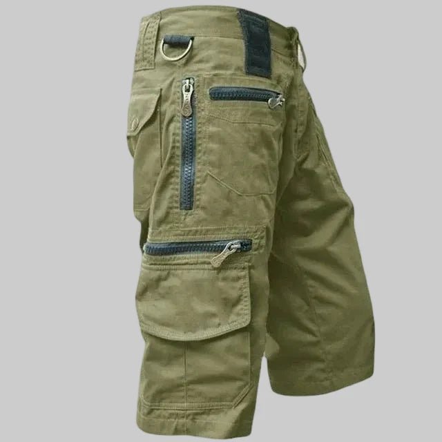 Men’s Outdoor Cargo Shorts – Zip Pockets for Hiking and Fishing - Bush Range