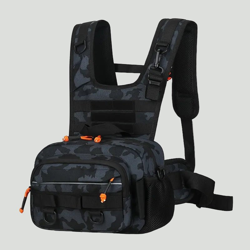 Men’s Outdoor Chest Pack – Hands - Free Zipper Storage for Active Use - Bush Range